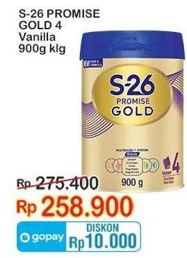 Promo Harga S26 Promise Gold Susu Pertumbuhan Vanilla 900 gr - Indomaret