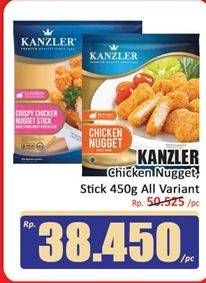 Promo Harga Kanzler Chicken Nugget Stick Crispy, Original 450 gr - Hari Hari