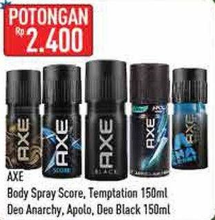 Promo Harga AXE Body Spray Score, Dark Temptation 150 ml - Hypermart