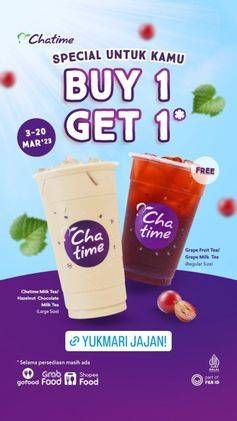 Promo Harga Chatime Milk Tea  - Chatime