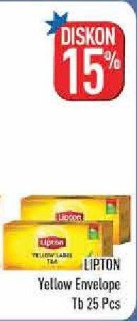 Promo Harga Lipton Yellow Label Tea 25 pcs - Hypermart