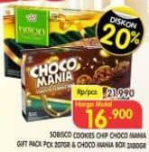 Promo Harga Choco Mania Choco Chip Cookies/Gift Pack  - Superindo