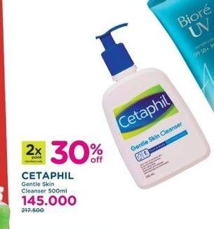 Promo Harga CETAPHIL Gentle Skin Cleanser 500 ml - Watsons