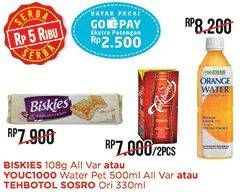 Promo Harga Biskies/ You C1000 Water/ 2 Teh Botol Sosro  - Alfamart