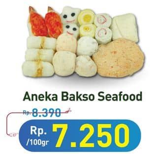 Promo Harga Aneka Bakso Seafood per 100 gr - Hypermart