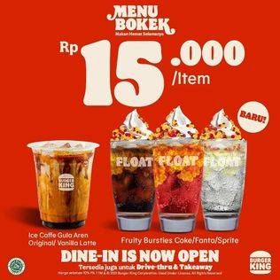 Promo Harga Menu Bokek  - Burger King