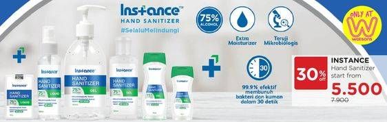 Promo Harga INSTANCE Hand Sanitizer Liquid Spray  - Watsons