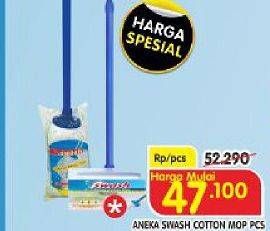 Promo Harga SWASH Cotton Mop Set  - Superindo