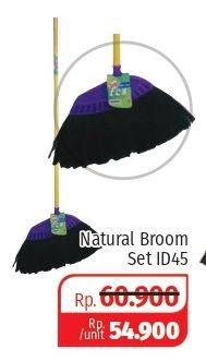 Promo Harga 3M SCOTCH BRITE Natural Broom ID-45  - Lotte Grosir