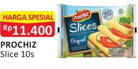 Promo Harga PROCHIZ Slices 10 pcs - Alfamart