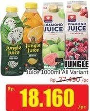 Promo Harga DIAMOND Jungle Juice All Variants 1000 ml - Hari Hari