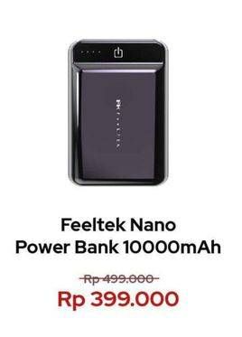 Promo Harga Feeltek Nano Power Bank 10.000mAh  - Erafone