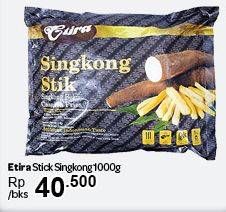 Promo Harga ETIRA Singkong Stick 1000 gr - Carrefour