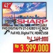 Promo Harga SHARP 2T-C42BD1i | LED TV 42"  - Hypermart