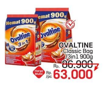 Promo Harga Ovaltine 3in1/Classic  - LotteMart