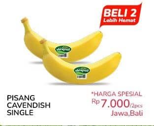 Pisang Cavendish  Harga Promo Rp7.000, Indomaret Fresh