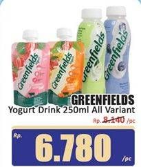 Promo Harga Greenfields Yogurt Drink All Variants 250 ml - Hari Hari
