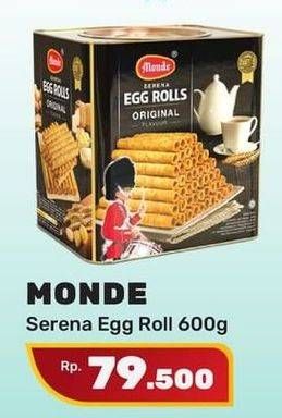 Promo Harga MONDE Serena Egg Roll 600 gr - Yogya