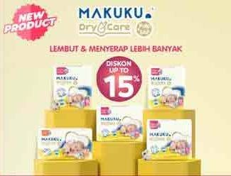 Promo Harga Makuku Dry & Care Celana L28, M30, XL24 24 pcs - Yogya