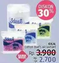 Promo Harga IDEAL Cotton Bud All Variants  - LotteMart