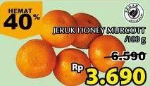 Promo Harga Jeruk Honey Murcot per 100 gr - Giant