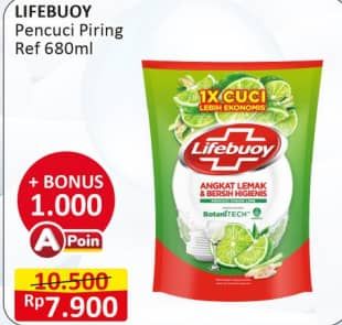 Promo Harga Lifebuoy Pencuci Piring 680 ml - Alfamart