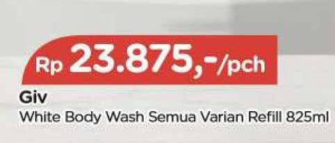 Promo Harga GIV Body Wash All Variants 825 ml - TIP TOP