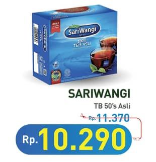 Promo Harga Sariwangi Teh Asli 92 gr - Hypermart