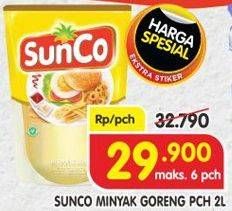 Promo Harga SUNCO Minyak Goreng 2000 ml - Superindo