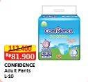 Promo Harga Confidence Adult Diapers Pants L10 10 pcs - Alfamart