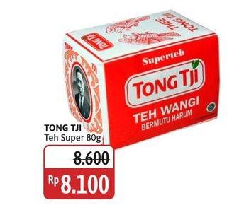 Promo Harga Tong Tji Teh Bubuk Super 80 gr - Alfamidi