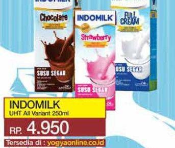 Promo Harga INDOMILK Susu UHT All Variants 250 ml - Yogya