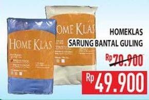 Promo Harga HOMEKLAS Sarung Bantal / Guling  - Hypermart