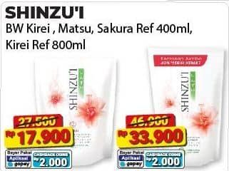 Promo Harga Shinzui Body Cleanser Kirei, Matsu, Sakura 420 ml - Alfamart