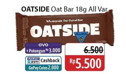 Promo Harga Oatside Crunch Bar All Variants 18 gr - Alfamidi