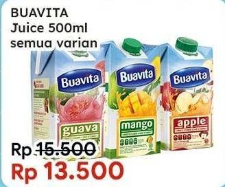 Promo Harga Buavita Fresh Juice All Variants 500 ml - Indomaret