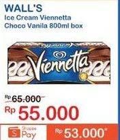 Promo Harga WALLS Ice Cream Viennetta Choco Vanila 800 ml - Indomaret