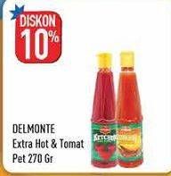 Promo Harga DEL MONTE Sauce Extra Hot/ Tomat 270ml  - Hypermart