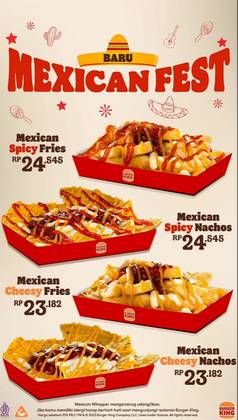 Promo Harga Mexican Fest  - Burger King