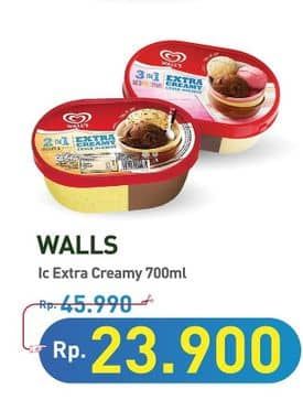 Promo Harga Walls Ice Cream 700 ml - Hypermart