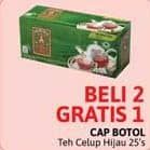 Promo Harga Teh Cap Botol Teh Hijau Celup per 25 pcs 2 gr - Alfamidi