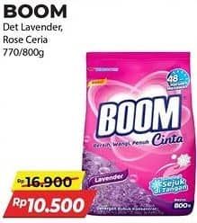 Promo Harga Boom Deterjen Bubuk Lavender, Rose Ceria 770 gr - Alfamart