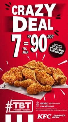 Promo Harga Crazy Deal  - KFC