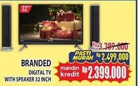 Promo Harga BRANDED LED TV 32  - Hypermart