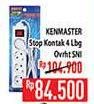 Promo Harga Kenmaster Stop Kontak 4 Lubang  - Hypermart