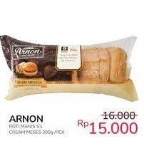 Promo Harga ARNON Roti Sisir Cream Messes 200 gr - Indomaret