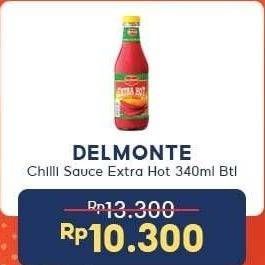 Promo Harga DEL MONTE Sauce Extra Hot Chilli 340 ml - Indomaret