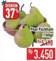 Promo Harga Pear Packham per 100 gr - Hypermart
