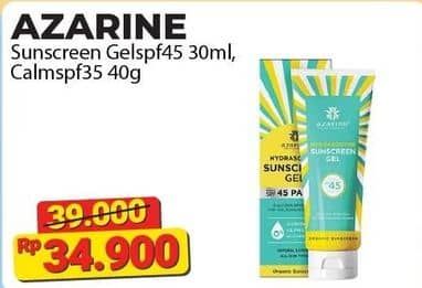 Harga Azarine Sunscreen