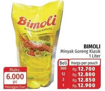 Promo Harga BIMOLI Minyak Goreng 1 ltr - Lotte Grosir